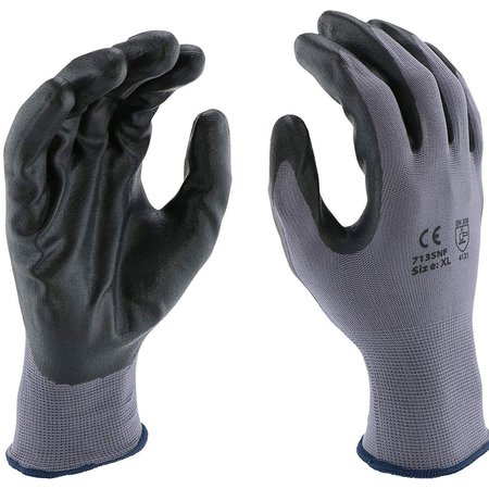 WEST CHESTER PROTECTIVE GEAR PosiGrip Foam Nitrile Palm Coated Nylon Gloves,  713SNF/M